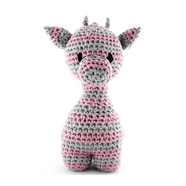 Haakkit Hoooked RibbonXL Giraffe Ziggy Roze