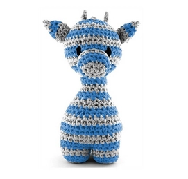 Haakkit Hoooked RibbonXL Giraffe Ziggy Blauw