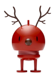 Hoptimist Reindeer Bumble M Red 14 cm