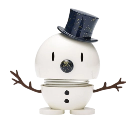 Hoptimist Snowman S White/Blue 7,8 cm