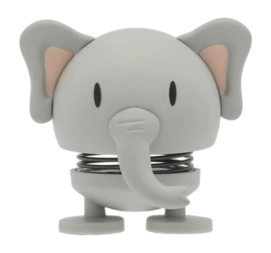 Hoptimist Soft Elephant S Grey 7,6 cm