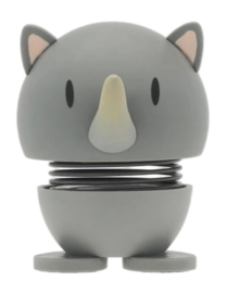 Hoptimist Soft Rhino S Grey 7,6 cm