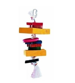 Vogelspeelgoed Nobby Hanger Hout 15 CM 13 Bloks