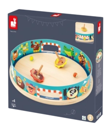 Houten Speelgoed Janod Applepop Arena Met Tollen