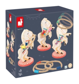 Houten Speelgoed Janod Applepop Ringenspel Paarden