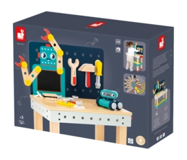 Houten Speelgoed Janod Brico'Kids Werkbank Robot