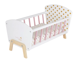 Houten Speelgoed Janod Candy Chic Poppenbed