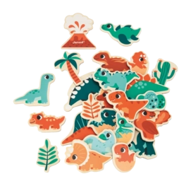 Houten Speelgoed Janod Dino Magneetset