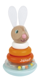 Houten Speelgoed Janod Lapin Stapeltuimelaar Konijn