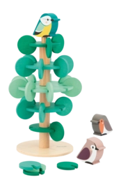 Houten Speelgoed Janod WWF Bouwset Boom Met Vogeltjes