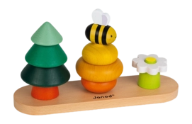 Houten Speelgoed Janod WWF Stapelfiguur Het Bos