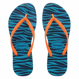 Slipper Dames Havaianas Slim Animals Capri Blue