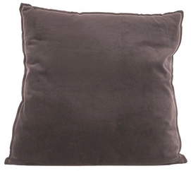 Sierkussen PT Living Luxurious XL Square Velvet Warm Grey