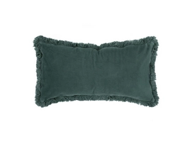 Sierkussen PT Living Luxurious With Fringes Velvet Blue