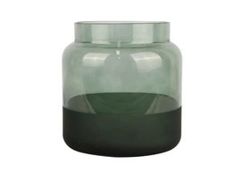 Vaas PT Living Majestic Glass Dark Green Small