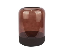 Vaas PT Living Majestic Glass Brown Large