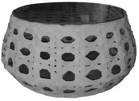 Bijzettafel Miloo Home Alhambra ø100 cm Grey