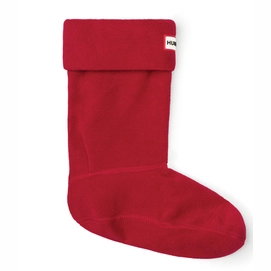 Chaussettes Hunter U Fleece Short Boot Sock Military Red-Taille 36 - 38