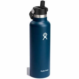 Thermosflasche Hydro Flask Standard Flex Straw Cap Indigo 621 ml