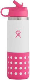 Thermosfles Hydro Flask Kids Wide Mouth Straw Lid And Boot Punch 591 ml