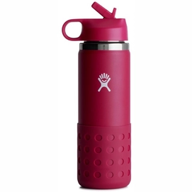 Thermos Hydro Flask Kids Wide Mouth Straw Lid And Boot Snapper 591 ml