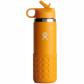 Thermos Hydro Flask Kids Wide Mouth Straw Lid And Boot Starfish 591 ml