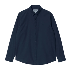 Shirt Carhartt WIP Unisex L/S Bolton Dunkelblau