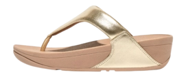 FitFlop Women Lulu Leather Toepost Platino