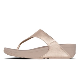 Tongs FitFlop Lulu™ Leather Toepost Rose Gold