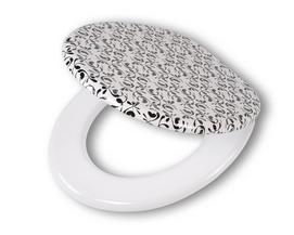 Toilet Seat Tiger Vienna Black / White