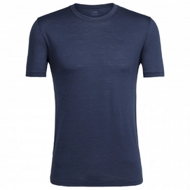 T-Shirt Icebreaker Men Spector SS Crewe Midnight Navy