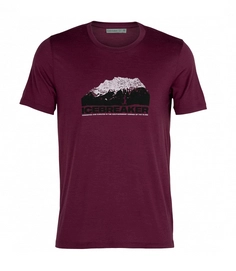 T-Shirt Icebreaker Homme Tech Lite SS Crewe Icebreaker Mountain Brazilwood