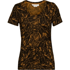 T-Shirt Icebreaker Femme Tech Lite II SS Scoop Tee Native Ferns Clove/Aop-S
