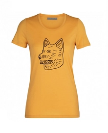 T-Shirt Icebreaker FemmeTech Lite SS Low Crewe Farm Dog Safflower