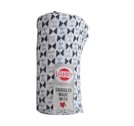 Multidoek Lodger Swaddler Hydrofiel Limited Edition Triangle Print Black White
