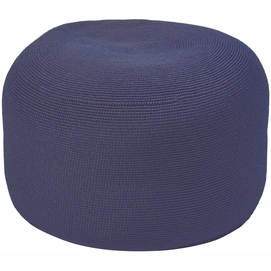 Poef Borek Crochette Navy Ø 53cm