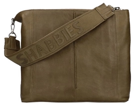 Shoulderbag Shabbies Amsterdam SHB0372 Grain Leather Olive