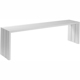 Bijzettafel Borek Samos Alu Wit 212x38x60cm