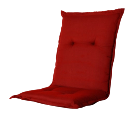 Gartenstuhlkissen Madison Rib Red Niedriglehner
