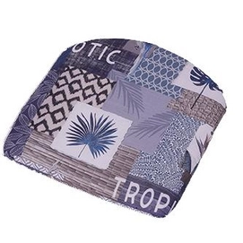 Sitzkissen Madison Tropic Blau (46 x 48 cm)