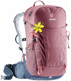 Rucksack deuter Trail 24 SL Maron Navy Rot