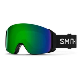 Masque de Ski Smith 4D Mag Black / ChromaPop Sun Green Mirror / ChromaPop Storm Rose Flash