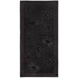 Serviette de Plage Crustacés Gris