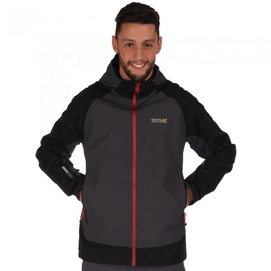 Jacket Regatta Borneo Hybrid Softshell Black Seal Grey