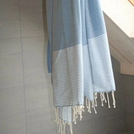 Fouta Call it Stripes Honeycumb Sky Blue