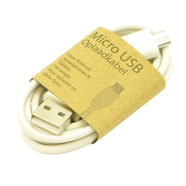 Kabel GrabNGo Micro USB Wit (1 meter)