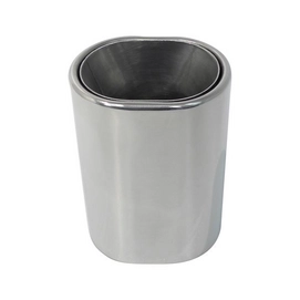 Uitlaatsierstuk Inox Carpoint Ovaal 35-50 mm