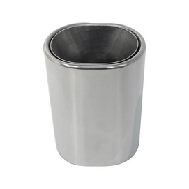 Uitlaatsierstuk Inox Carpoint Ovaal 45-60 mm