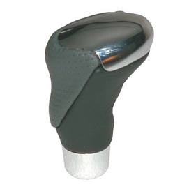 Pookknop Chroom & Leer Carpoint