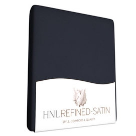 Satijnen Hoeslaken Refined Ink Blue